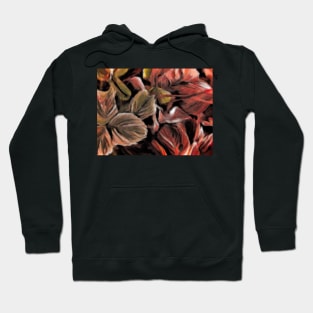 Autumn fall leaves print Hoodie